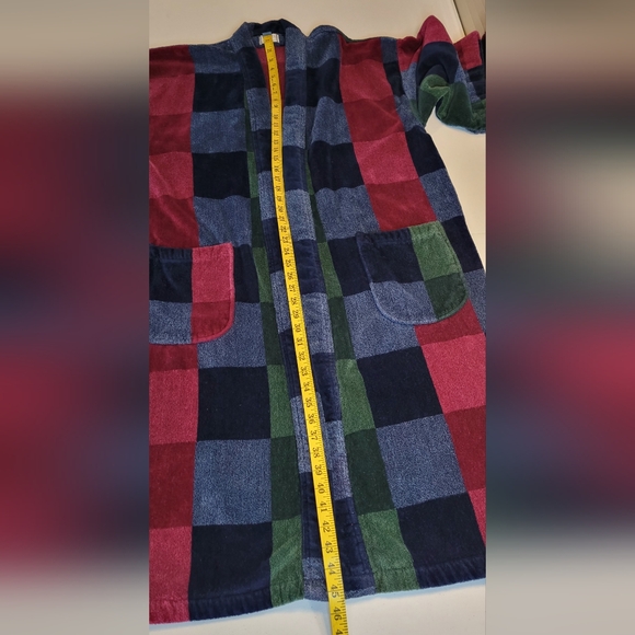 Dior Multicolor Checkered Robe - Picture 12 of 13